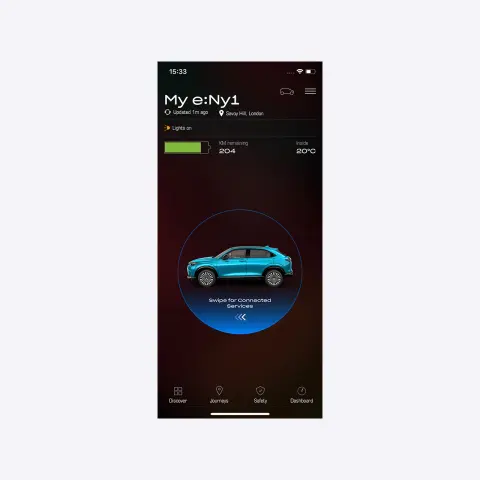 Digitálny kľúč My Honda + na displeji mobilného telefónu.