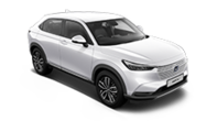 Trojštvrťový záber spredu na model Honda HR-V.