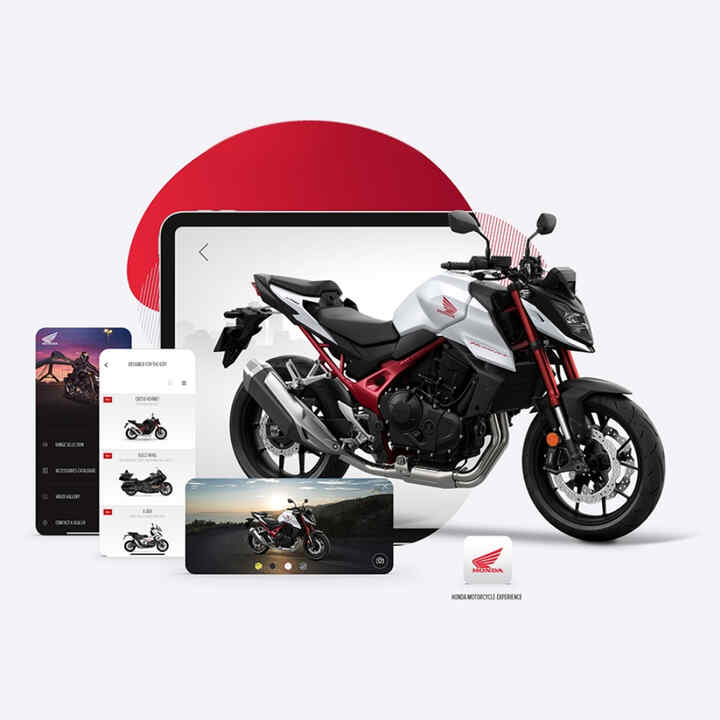 Aplikácia Honda Motorcycles.