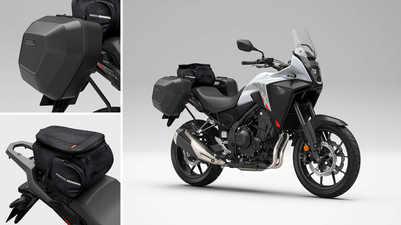 Honda NX500 s balíkom Travel Pack