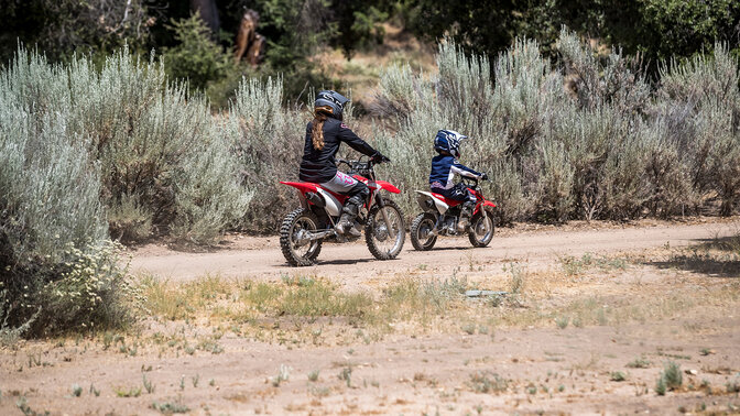 Honda CRF125F v teréne