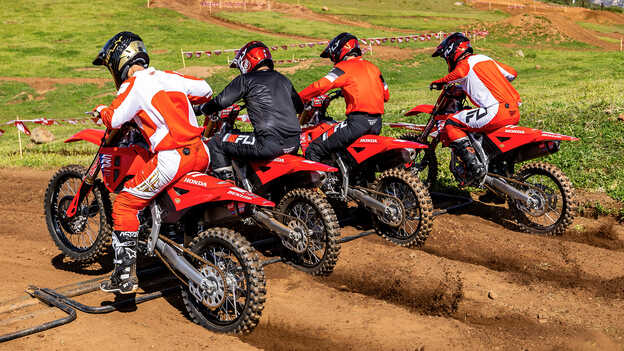 CRF450R – 3 úrovne riadenia kontroly rozjazdu a preklzávania kolies (HRC Launch Control)