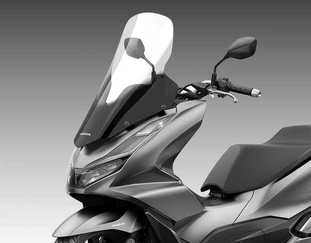 Honda PCX125 – čelný štít