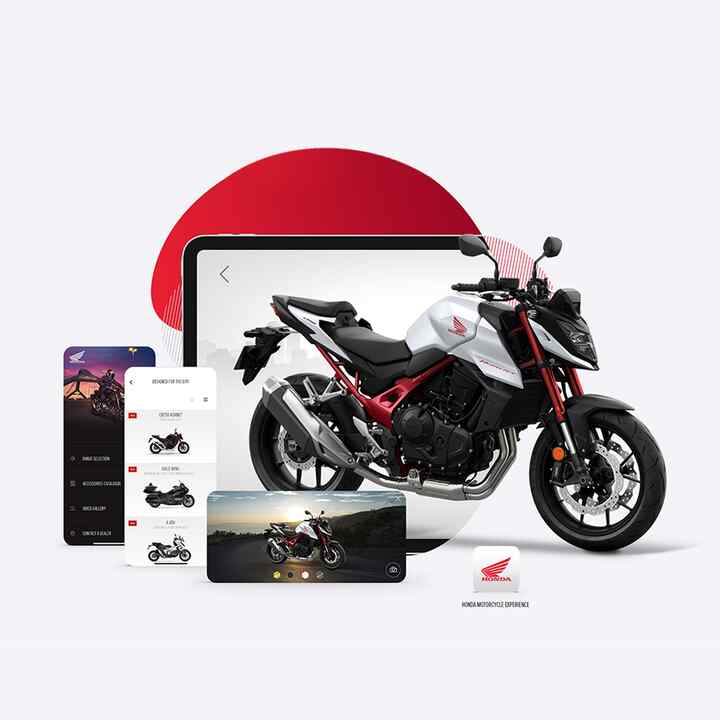 Aplikácia Honda Motorcycles Experience