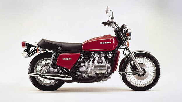 Model Gold Wing GL1000 z roku 1975